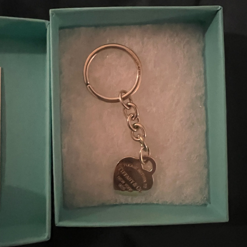 Tiffany & Co. Silver Heart Keychain